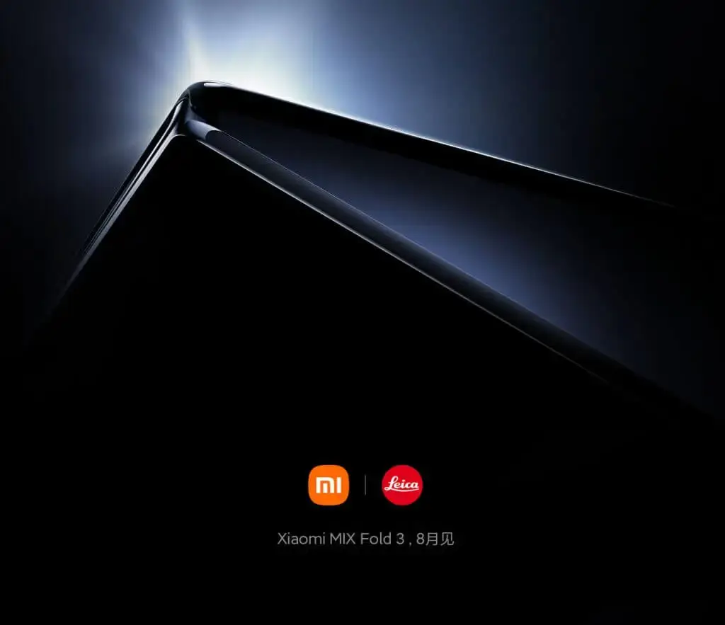 Xiaomi MIX Fold 3 Launch Teaser Xiaomi MIX Fold 3 Launch Teaser