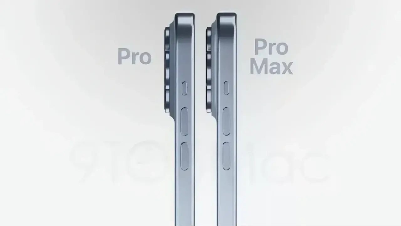 Apple iPhone 15 Pro und iPhone 15 Pro Max Leak Compared