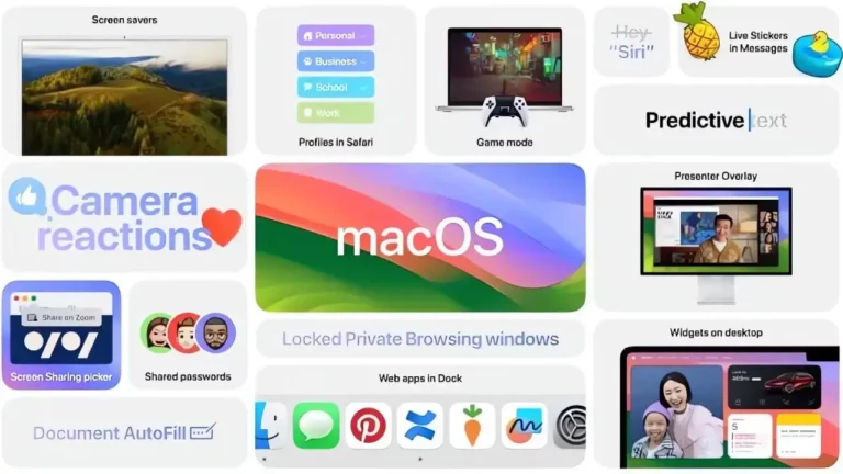 macOS Sonoma: Apple veröffentlicht neues Betriebssystem für Mac