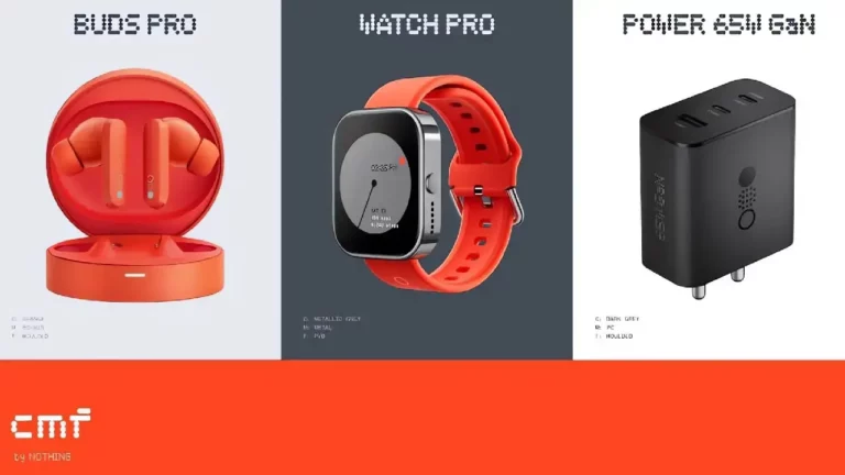 CMF by Nothing Buds Pro, Watch Pro und Power 65W Gan Charger