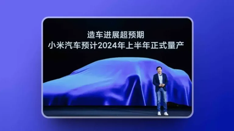 Xiaomi-Elektroauto: Präsentation erst 2024