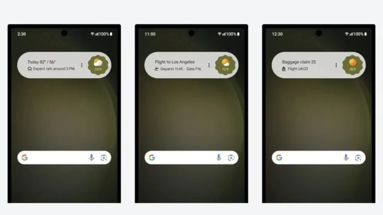 Google At a Glance Redesign