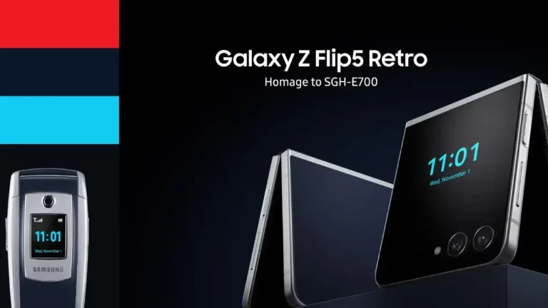 Samsung Galaxy Z Flip 5 Retro: Limitierte Edition des faltbaren Smartphones erinnert an das SGH-E700