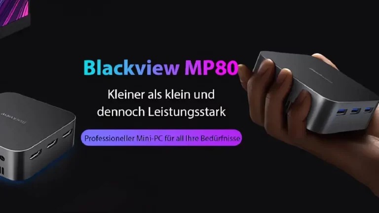 Blackview MP80 Mini PC: Der perfekte Allrounder für Zuhause, das Büro und unterwegs