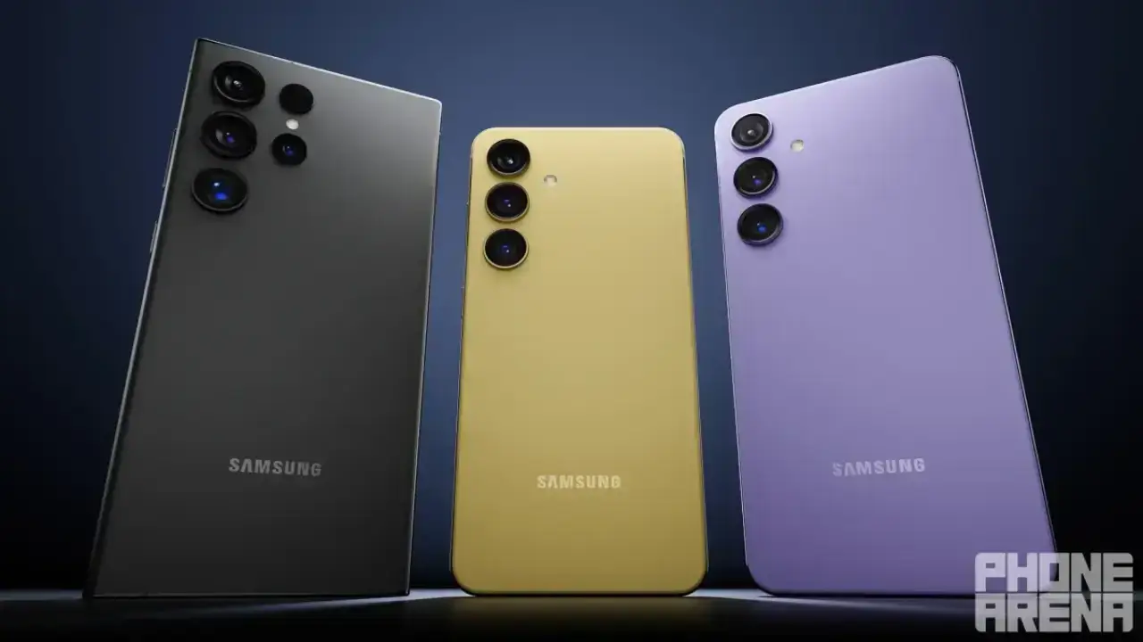 Samsung Galaxy S24-Reihe Render Farben