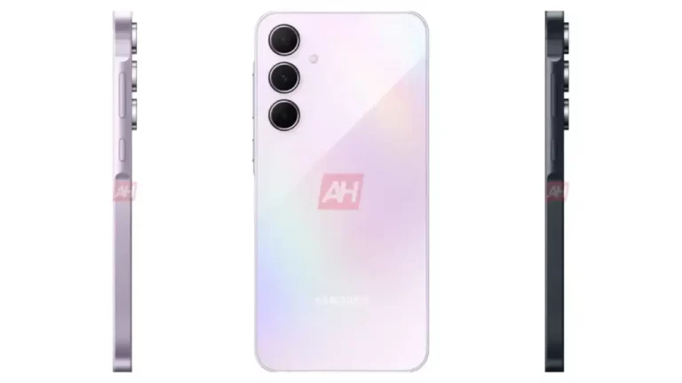 Samsung Galaxy A55 Render Header