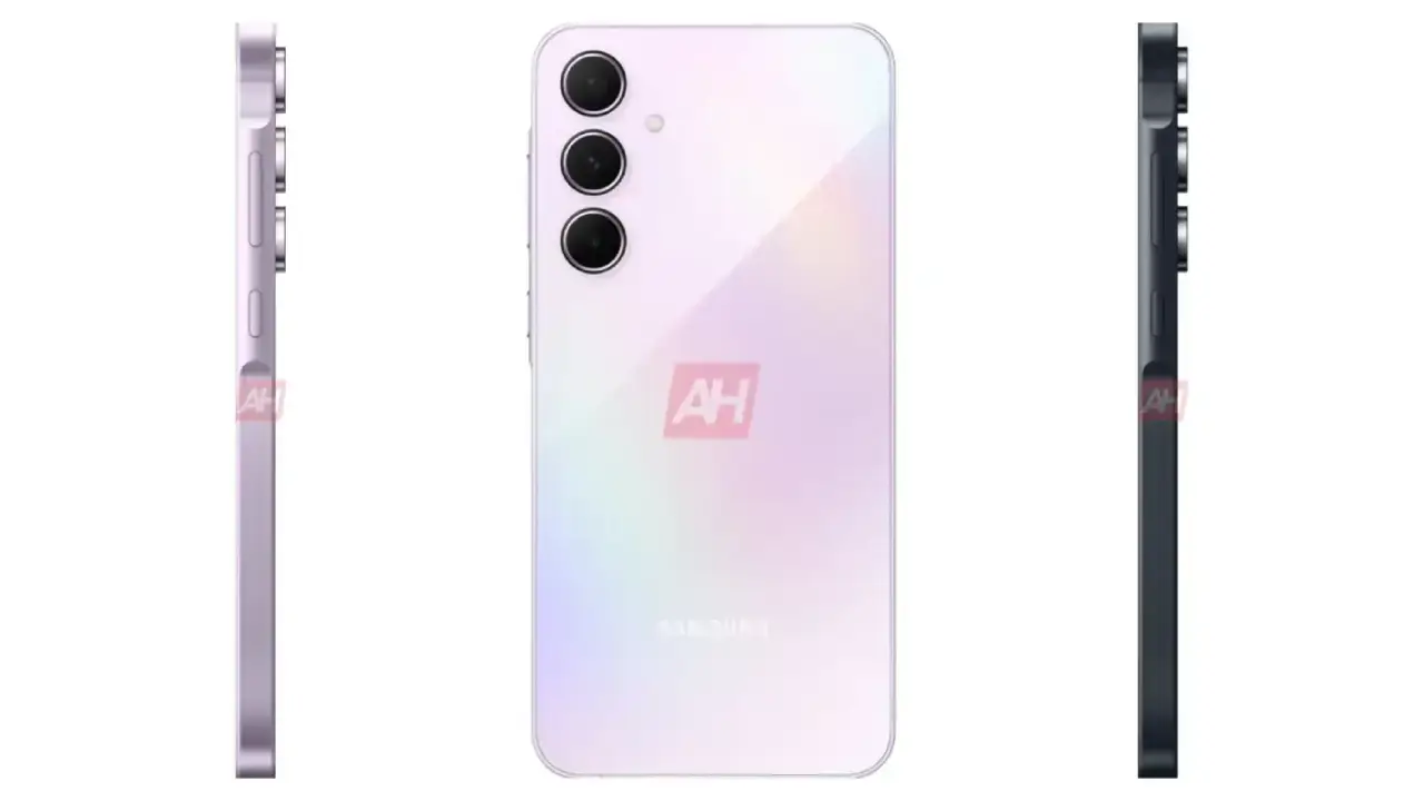 Samsung Galaxy A55 Render Header