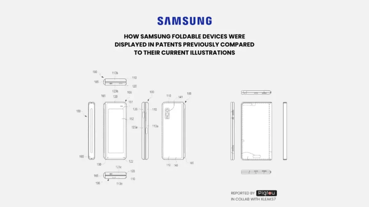 Samsung Galaxy Z Fold 6 Leak Patent