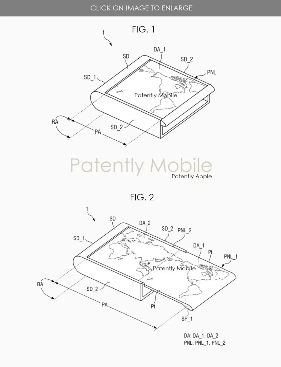 Samsung Patent Schiebedisplay