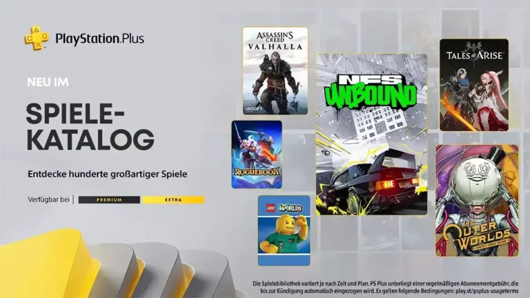 PlayStation Plus Extra & Premium: Neue Spiele im Februar
