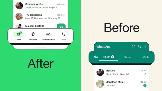 WhatsApp neues Menü