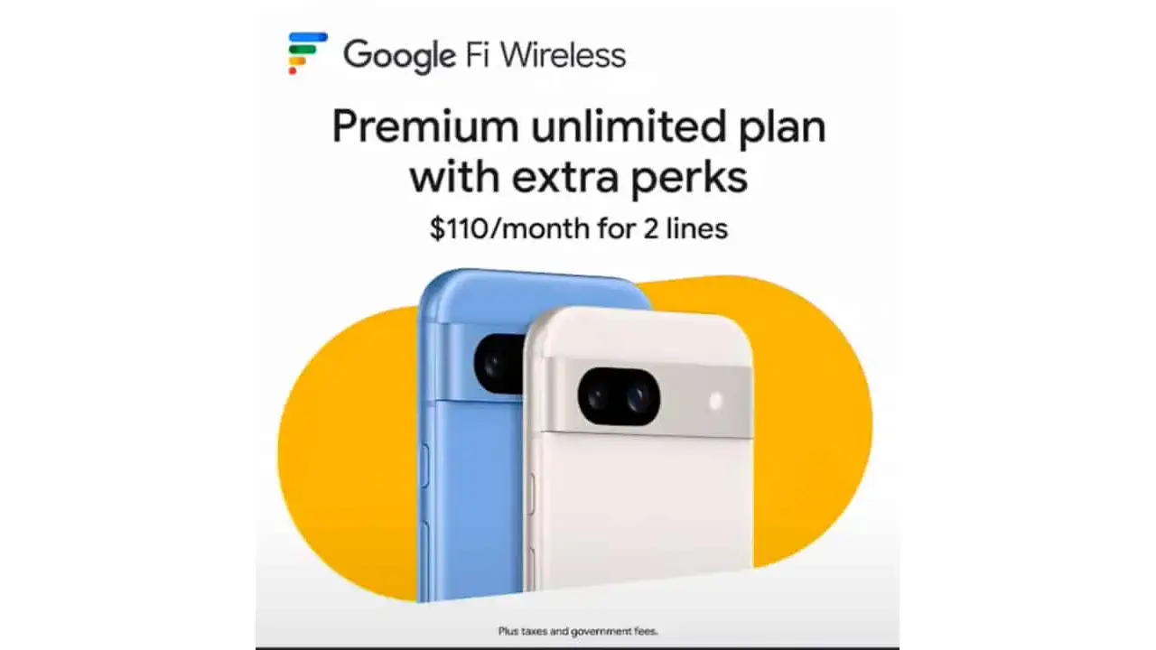 Google Pixel 8a Google Fi Ad Leak