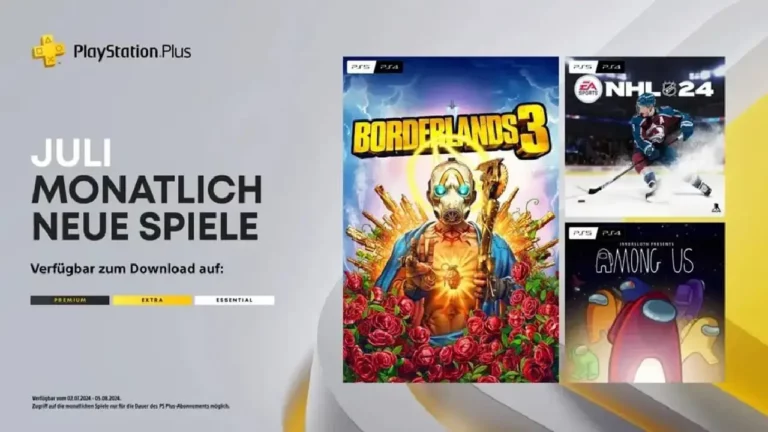 PlayStation Plus Essential Juli 2024