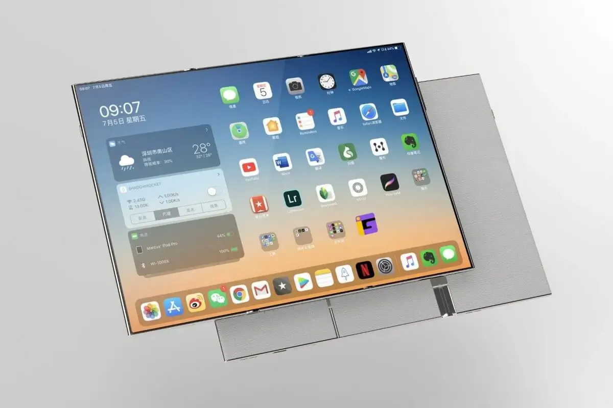 Oppo Tri-Foldable Render Oppo Tri-Foldable Render
