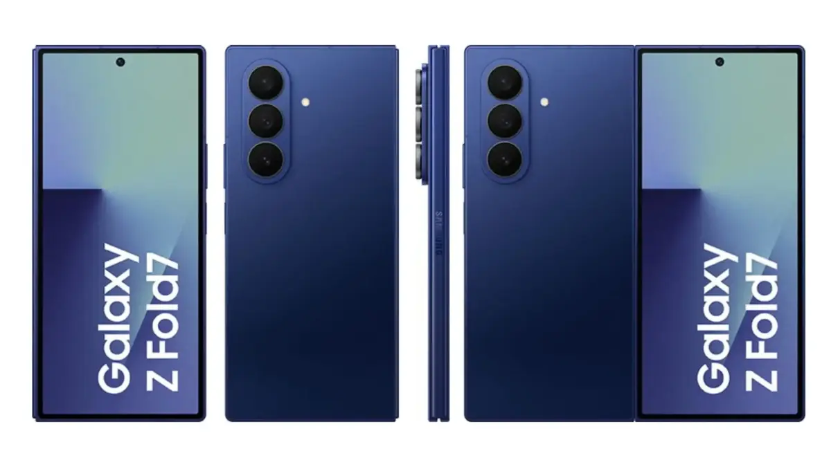 Samsung Galaxy Z Fold 7 Blue Samsung Galaxy Z Fold 7 Blue