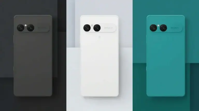 Sony Xperia 10 VII in den 3 Farben schwarz, weiß und grün