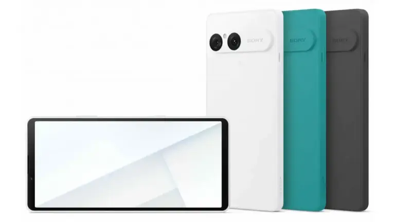 Sony Xperia 10 VII in den Farben weiß, grün und schwarz