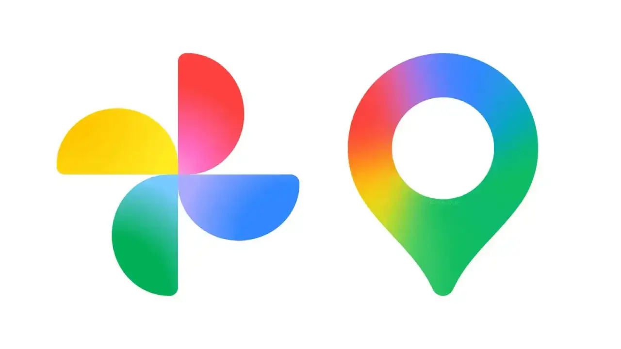 Google Maps und Fotos new gradient icon