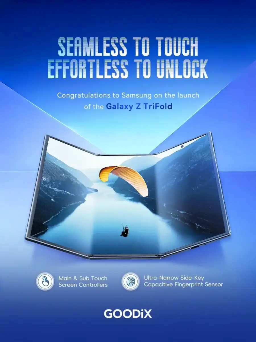 Samsung Galaxy Z TriFold Touchscreen Fingerprint Reader Goodix Samsung Galaxy Z TriFold Touchscreen Fingerprint Reader Goodix