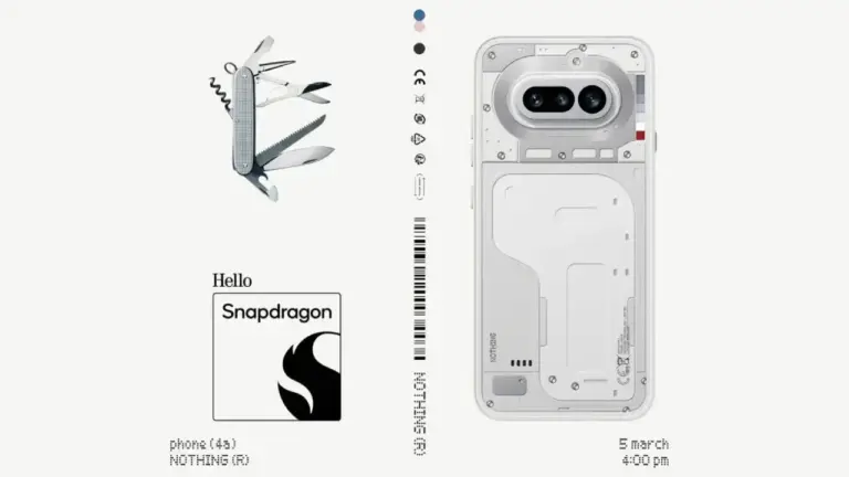 Nothing Phone (4a) Design Teaser
