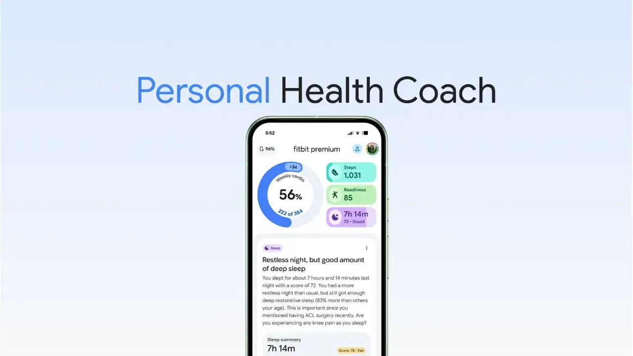 Google Fitbit Personal Health Coach