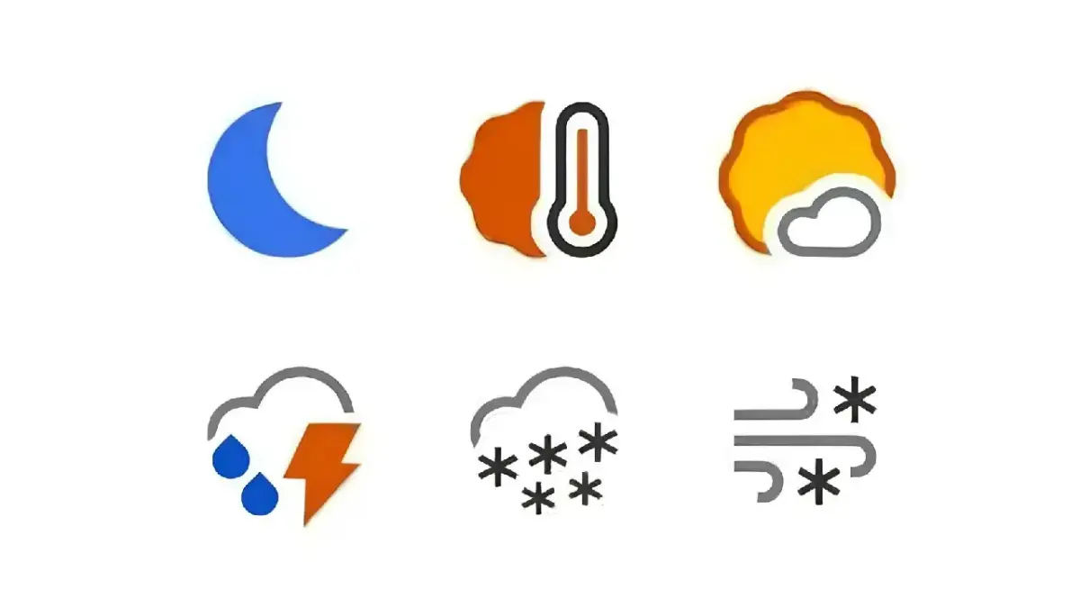 Pixel Wetter neue Icons Pixel Wetter neue Icons