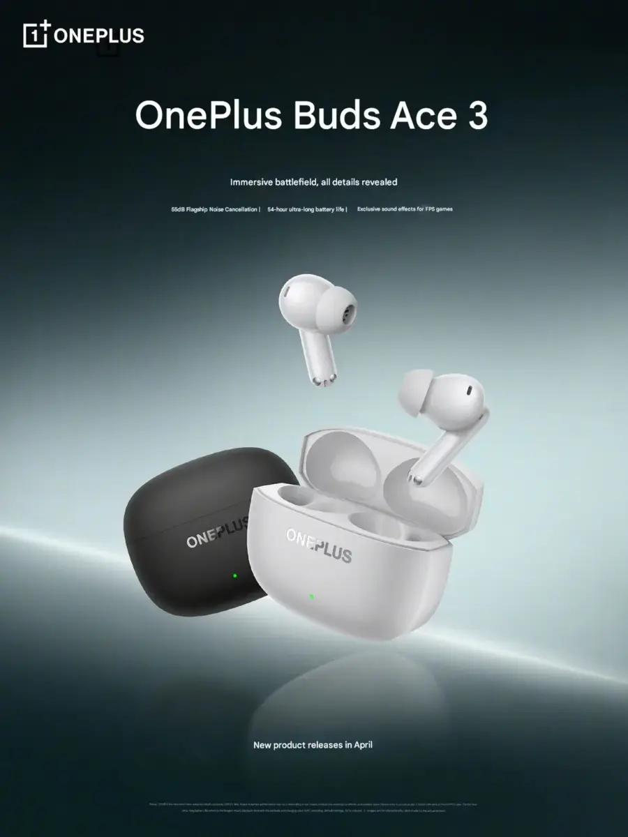 OnePlus Buds Ace 3 Teaser OnePlus Buds Ace 3 Teaser