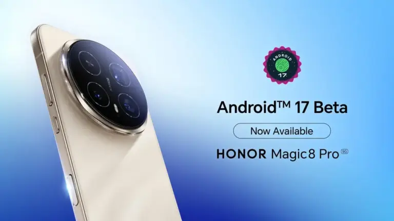 Honor Magic 8 Pro Android 17 Developer Beta