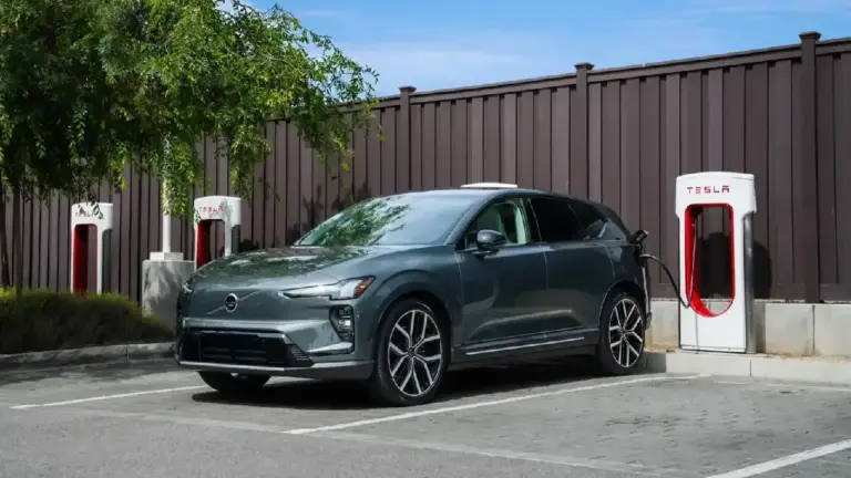 Volvo Tesla Fast Charging