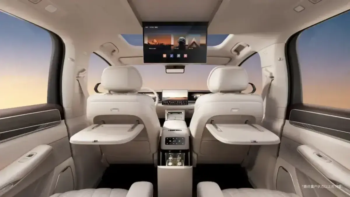 Ansicht des Interieur des BYD Da Han Ansicht des Interieur des BYD Da Han