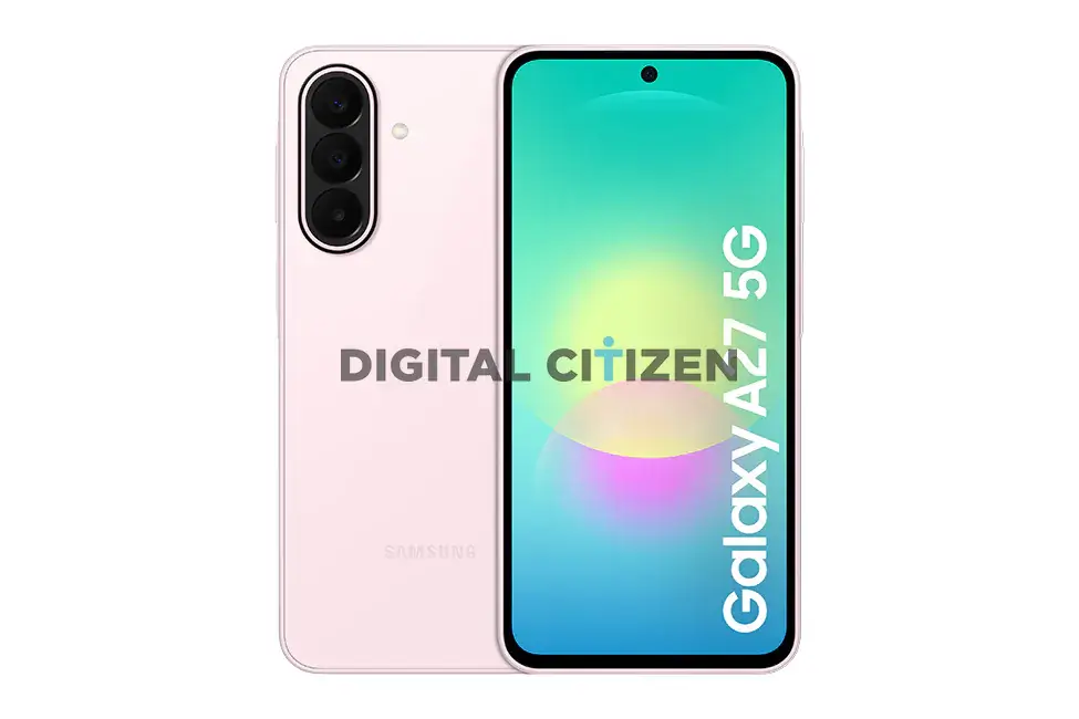 Vorder- und Rückseite des pinken Samsung Galaxy A27 5G Vorder- und Rückseite des pinken Samsung Galaxy A27 5G