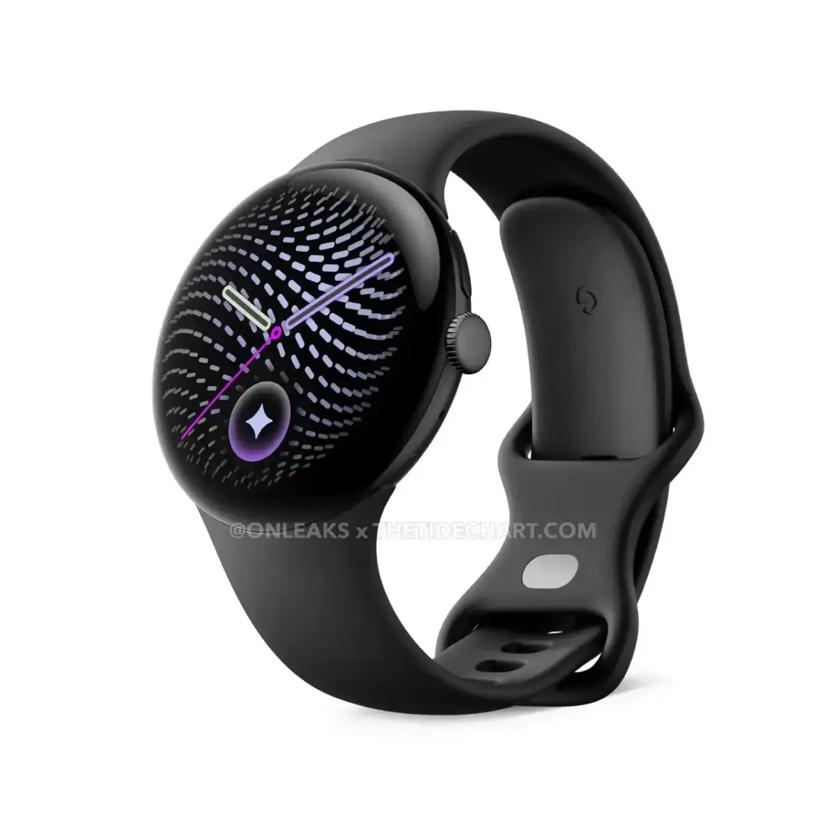 geleaktes Pressebild der 45mm Google Pixel Watch 5 in der Farbe Anthracite geleaktes Pressebild der 45mm Google Pixel Watch 5 in der Farbe Anthracite