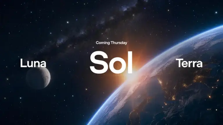 Teaser für die 3 neuen GPT-Modelle Luna, Sol und Terra von OpenAI