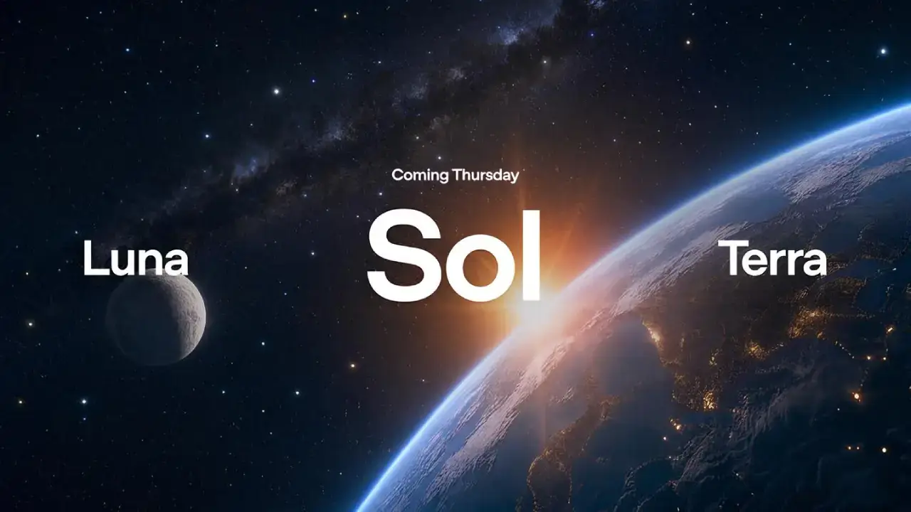 Teaser für die 3 neuen GPT-Modelle Luna, Sol und Terra von OpenAI
