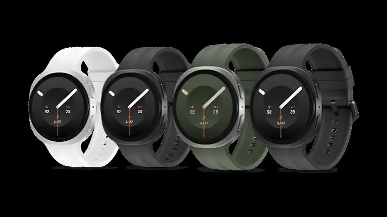 Leak der kommenden Samsung Galaxy Watch 9 in den 4 Farben weiß, schwarz grün und grau