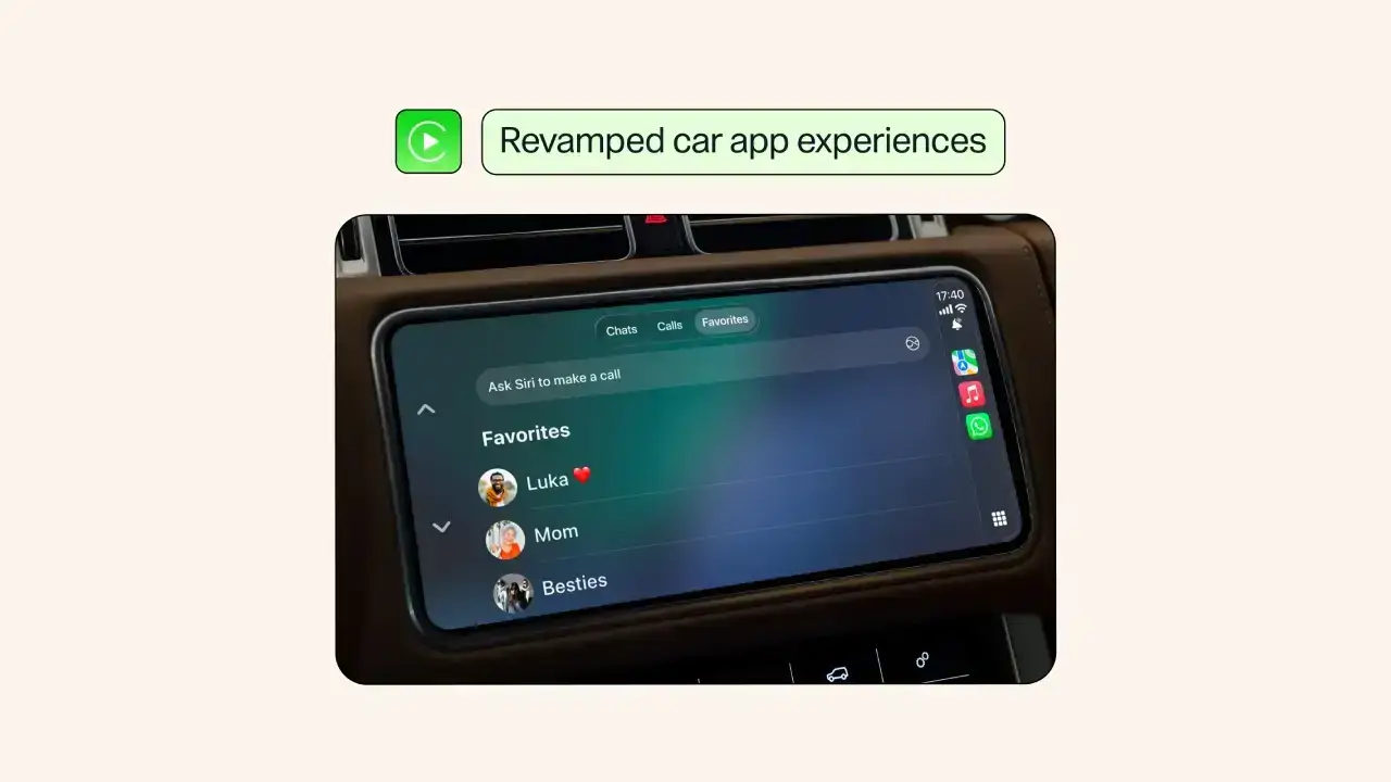 Revamped Car App Experiences von WhatsApp in Android Auto