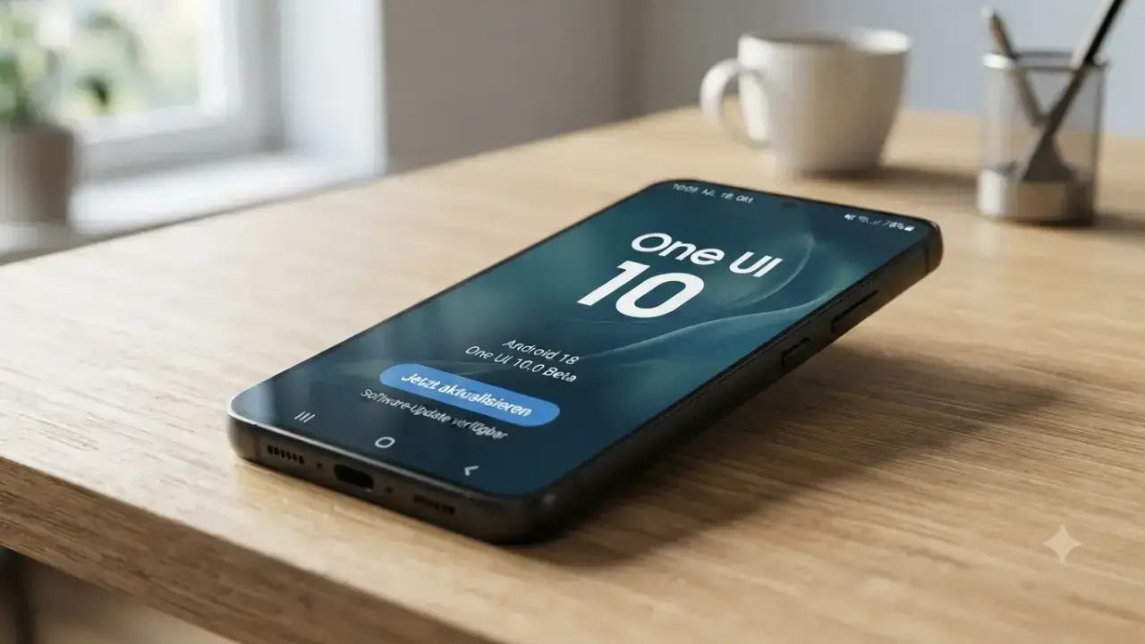 One UI 10 Beta mit Android 18 auf einem Samsung-Smartphone