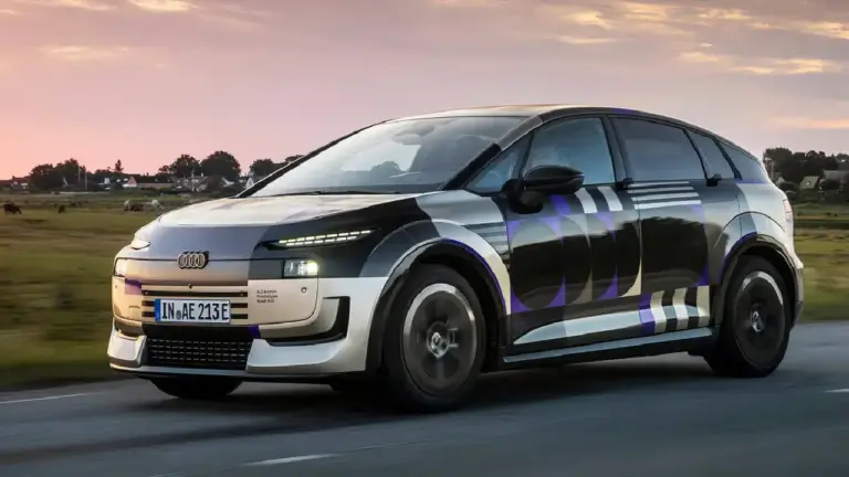 Audi A2 e-tron Prototyp auf Testfahrt
