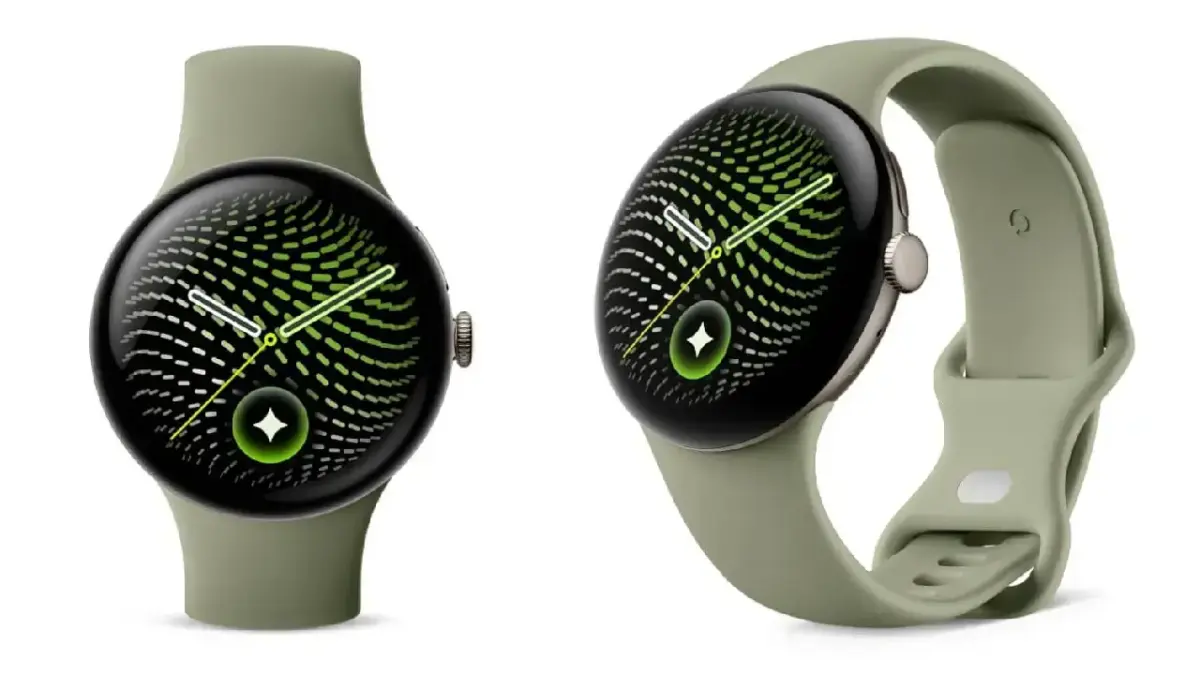 grüne Modellvariante der 45mm Google Pixel Watch 5 grüne Modellvariante der 45mm Google Pixel Watch 5