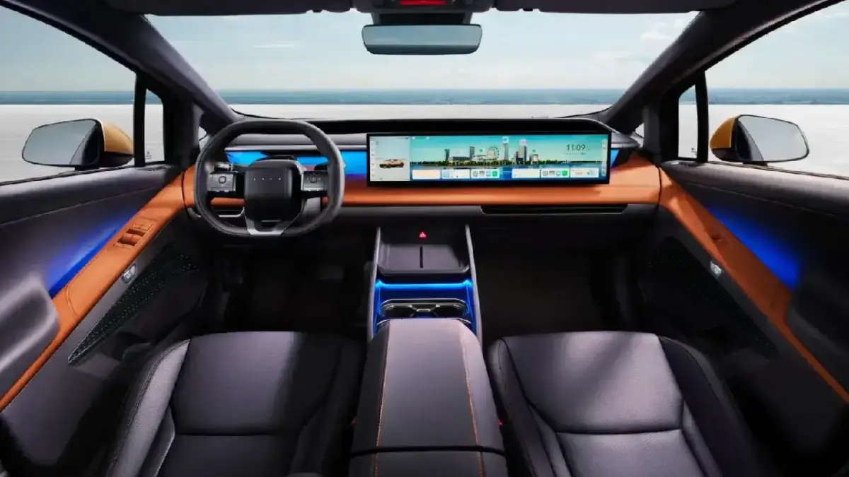 Cockpitansicht des Hyundai Ioniq V Cockpitansicht des Hyundai Ioniq V