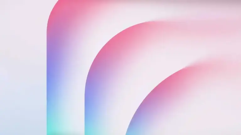 One UI 9.5 Software Update Banner un zarten rosa- und blau-Tönen