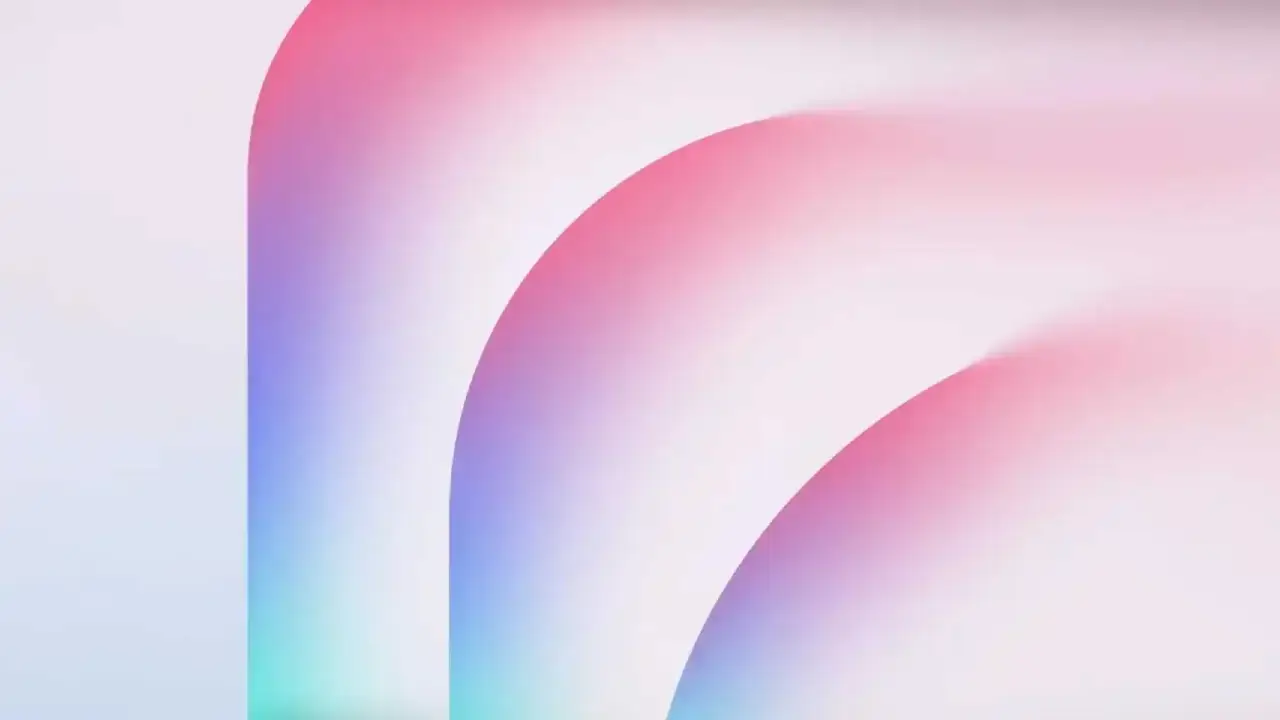 One UI 9.5 Software Update Banner un zarten rosa- und blau-Tönen