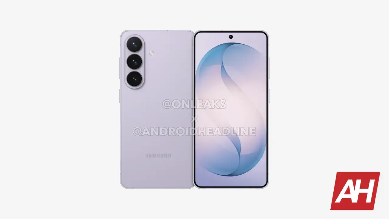 Renderbild der Vorder- und Rückseite des kommenden Samsung Galaxy S27