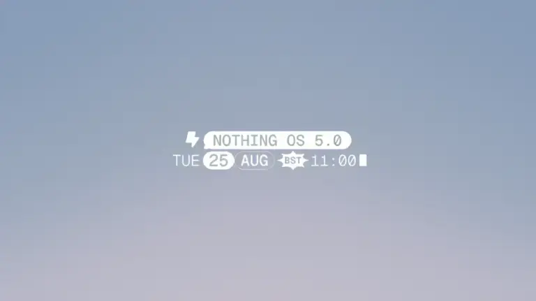 Teaser mit Datum für den Release von Nothing OS 5 auf Basis von Android 17