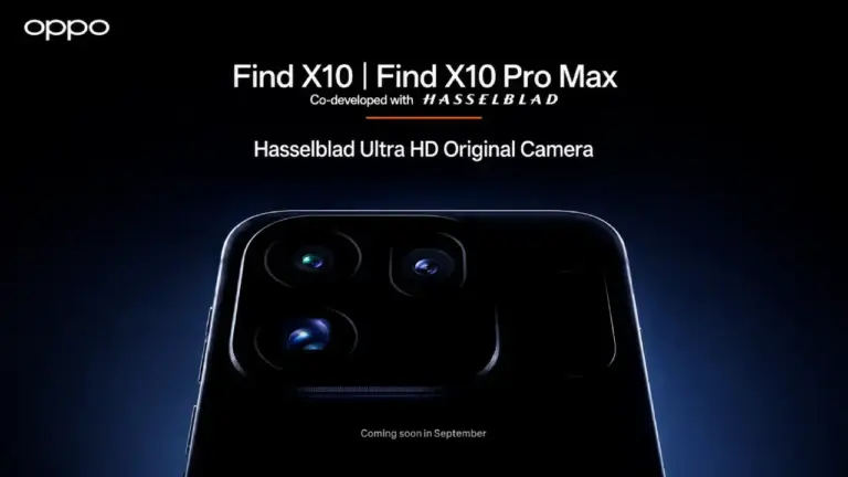 Dunkles OPPO Find X10 Kamera-Teaser Poster