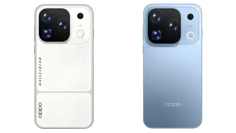 Oppo Find X10 Pro Max Leak in den Farben Weiß und Blau