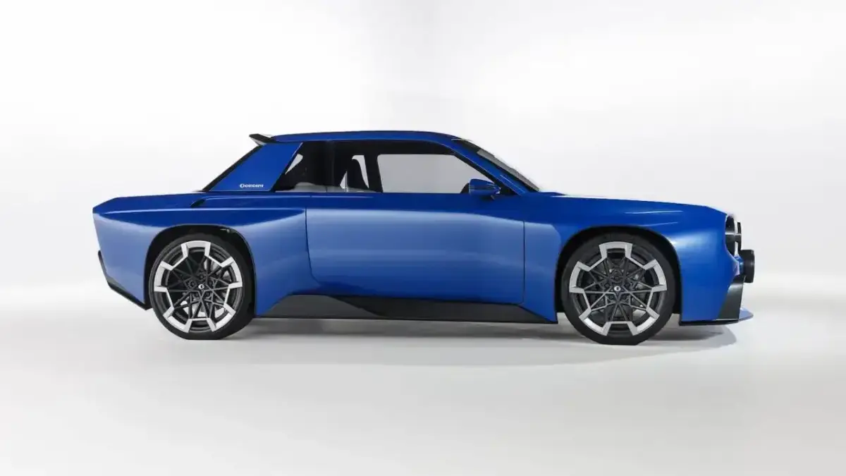 Seitenansicht des Renault 8 Gordini Concept Seitenansicht des Renault 8 Gordini Concept