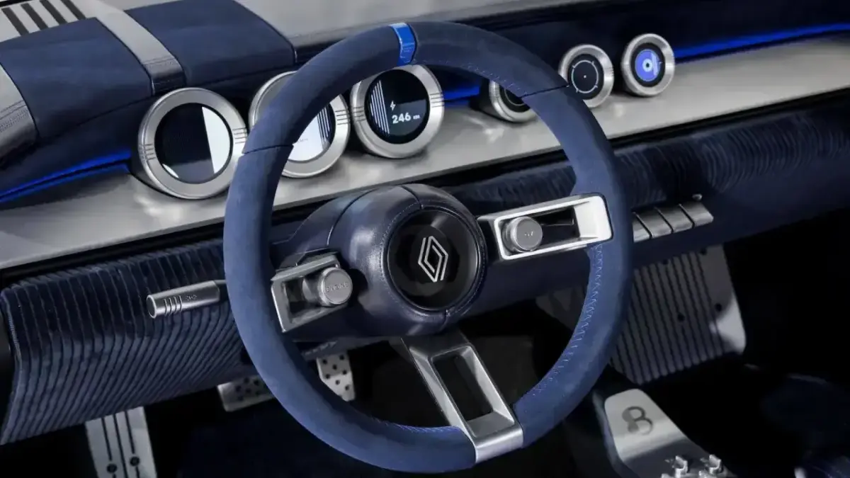 Cockpit des Renault 8 Gordini Concept Cockpit des Renault 8 Gordini Concept