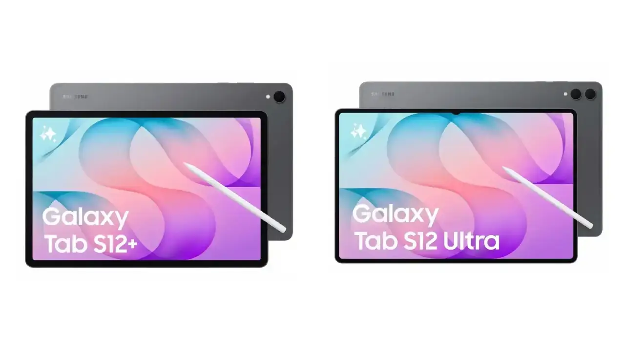 geleaktes Pressebild des Samsung Galaxy Tab S12+ und S12 Ultra