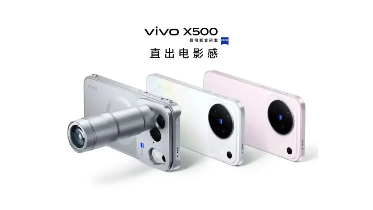 Vivo X500 mit Telekonverter Vivo X500 mit Telekonverter
